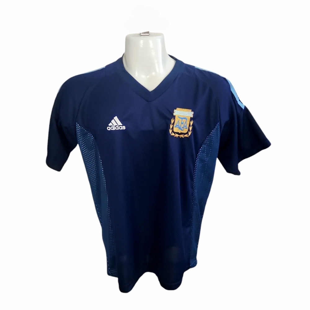 Adidas Vintage Argentina away soccer shirt jersey kit football maillot SZ Medium
